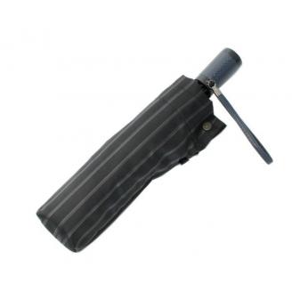 槙田商店【紳士折りたたみ傘 】Tie Stripe×Plain ブラック FAA5016