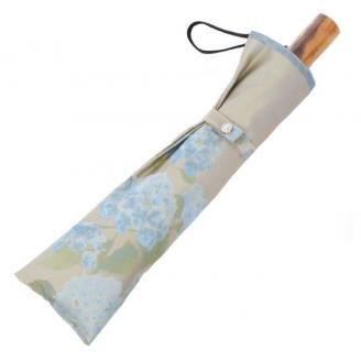 槙田商店【晴雨兼用折りたたみ傘】”絵おり” 紫陽花 FAA5061