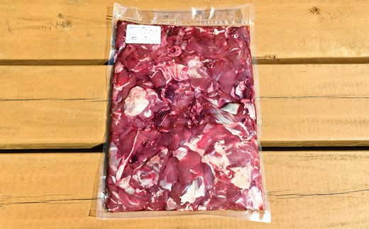 捕獲後2時間以内に解体！ 新鮮ペット用鹿肉1kg【tab0048】