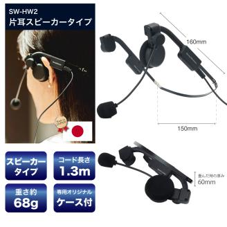 	 メガネフレーム型ヘッドセット SOUND WARRIOR SW-HW2 片耳スピーカータイプ 日本製 国産 イヤホン マイク 周辺機器 オーディオ周辺機器 PC テレワーク 在宅ワーク リモート