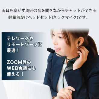 SOUND WARRIOR首掛けネックセットマイク（SW-NS1）