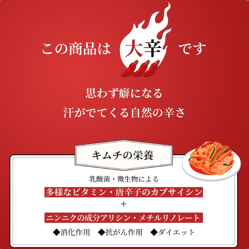 辛党におすすめ！切れてる大辛キムチ 3kg 国産 白菜キムチ 国産 長野県 韓国屋 信州韓国屋 新鮮 健康 発酵食品 おつまみ おかず ご飯のお供 お酒のお供 韓国 白菜 キムチ