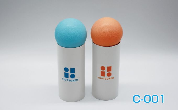 【グッド・トイ2021 多世代交流賞受賞】自宅で軽スポーツ＆免疫力UP！ニュースポーツ「筒けん」ショート2本セットC-001スノーミント＆スノーオレンジ