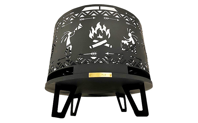 焚き火台 CIRCLE OF SPIRITS -本能- φ500 大サイズ キャンプ アウトドア camp 国内生産 鉄製