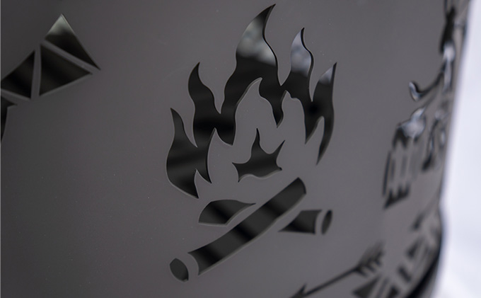 焚き火台 CIRCLE OF SPIRITS -本能- φ500 大サイズ キャンプ アウトドア camp 国内生産 鉄製