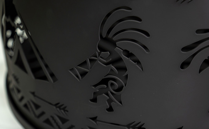 焚き火台 CIRCLE OF SPIRITS ～本能～ φ350 中サイズ キャンプ アウトドア camp 国内生産 鉄製