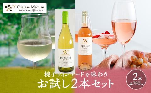 限定 ワイン 椀子ヴィンヤードを味わうお試し セット 2本 椀子シャルドネ　アンウッデッド 椀子ロゼ 750ml お酒 アルコール ギフト プレゼント