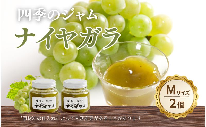 ナイヤガラ（M）2個セット ジャム 手作り セット ぶどう 果物 朝食 軽食 上田市