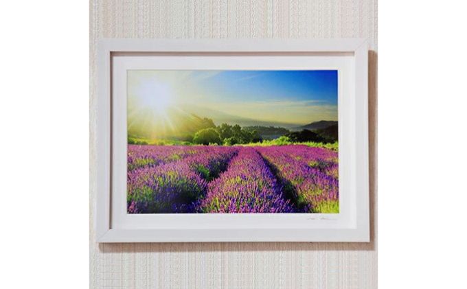 信州上田癒しの風景　写真家岡田光司　W4切サイズ額付きオリジナルプリント　4