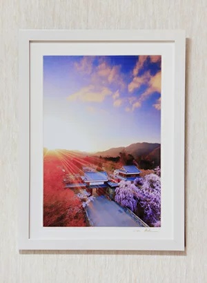 信州上田癒しの風景　写真家岡田光司　全紙サイズ額付きオリジナルプリント1