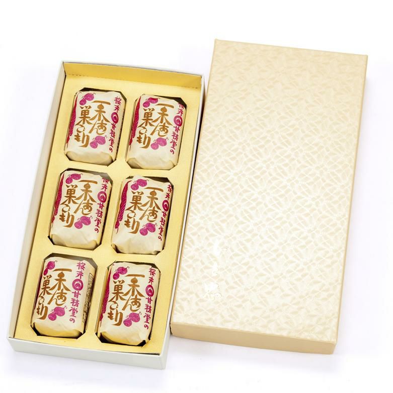 桜井甘精堂 の 栗あん 巣ごもり 6個入 | 和菓子 お菓子 お茶請け 餡子 和風 スイーツ お土産 贈り物 長野県 飯田市 信州