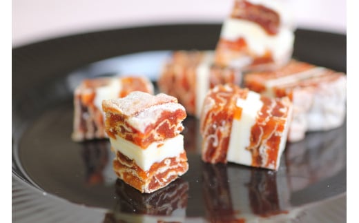【のし付き】幻のカルピスバターを使った逸品　市田柿ミルフィーユ3本セット