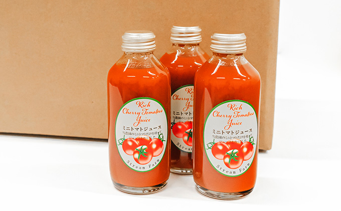 ミニトマトジュース180ml×10本セット