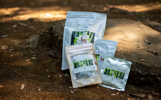 オーガニック鹿肉ペットフード（犬用）ドライタイプ　1kg×5袋　鹿肉ペットフード（犬猫用）ウェットタイプ　100g×2袋　鹿肉ペットフード（犬猫用）ジャーキー40g×2袋