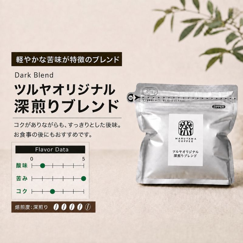 丸山珈琲 コーヒー 粉 詰合せ4袋D オリジナルブレンドコー