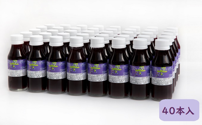 信州小諸産ブルーベリージュース100ml×40本セット
