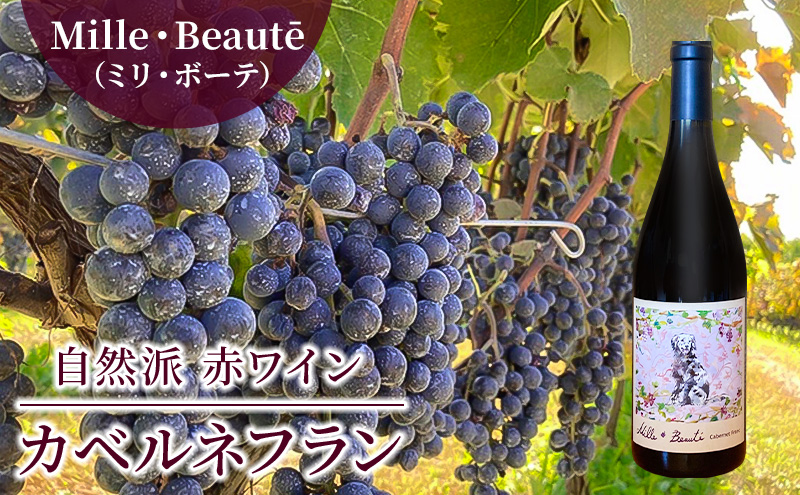 Mille・Beaute(ミリ・ボーテ)カベルネフラン 無濾過 赤ワイン