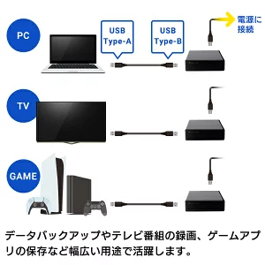 【073-01】ロジテック HDD 6TB USB3.1(Gen1) / USB3.0 国産 TV録画 省エネ静音 外付け ハードディスク【LHD-EN60U3WS】