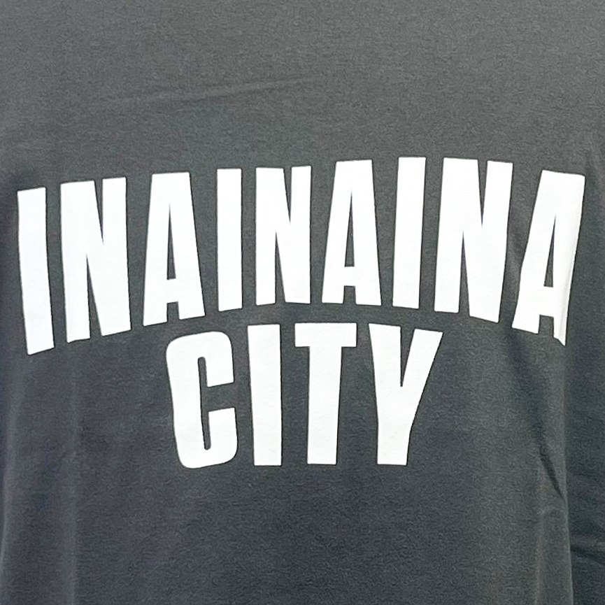 INA CITY Tシャツ ブラックMサイズ | アパレル 服 洋服 Tシャツ ロゴT シャツ 伊那デザイン シンプルT ホワイト ブラック ご当地T ローカルブランド カジュアル 伊那市 ふるさと納税
