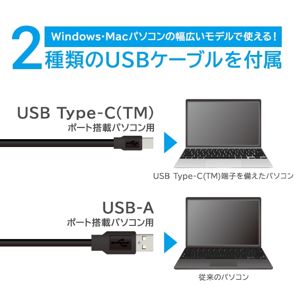 【044-07】ロジテック ポータブルブルーレイドライブ USB-C Type-C USB-A Type-A M-Disc BDXL 動画再生・データ保存ソフト付き【LBD-LPWAWU3CSDB】