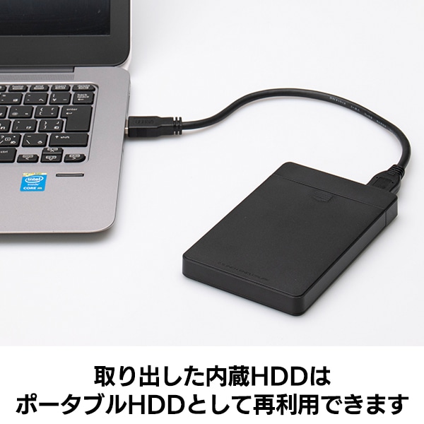 【025-03】ロジテック 内蔵SSD 240GB 変換キット HDDケース・データ移行ソフト付【LMD-SS240KU3】