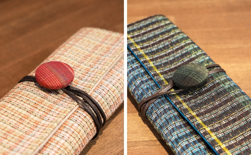 【BEAMS JAPAN監修】「伝統的工芸品」伊那紬 ペンケース 駒ヶ根市 雑貨 文房具（ネイビー系）