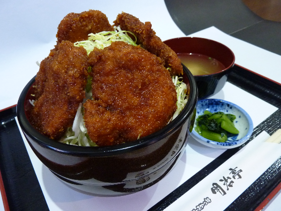 【明治亭ソースかつ丼】人生勝丼ヒレかつセットG