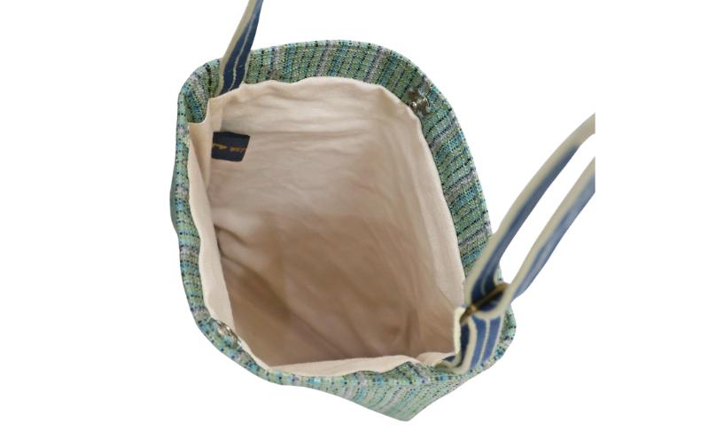 「伝統的工芸品」伊那紬 ミニショルダーバッグ 駒ヶ根市 ファッション