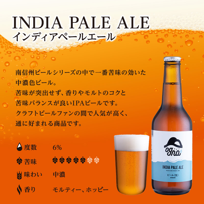 南信州ビールOgna「飲み比べセット」（4種12本）