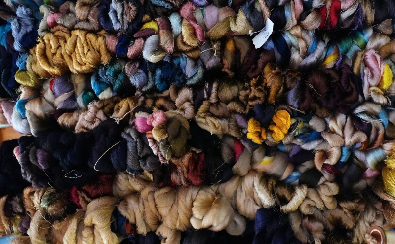 【BEAMS JAPAN監修】「伝統的工芸品」伊那紬 ペンケース 駒ヶ根市 雑貨 文房具（ネイビー系）