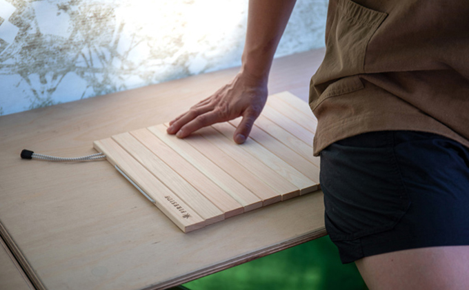 サウナマット　ひのき舞台