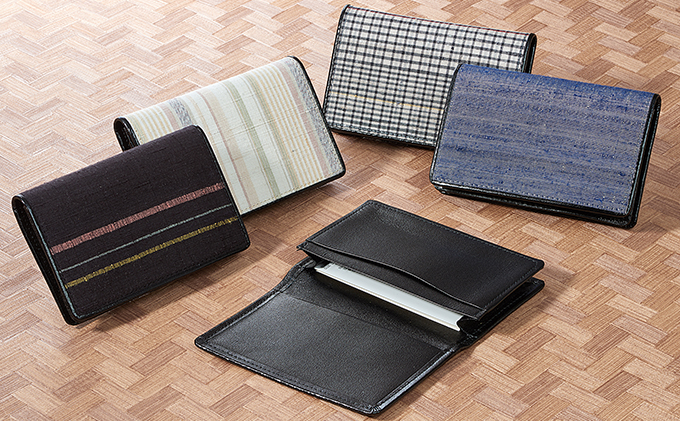 「伝統的工芸品」伊那紬（名刺入）