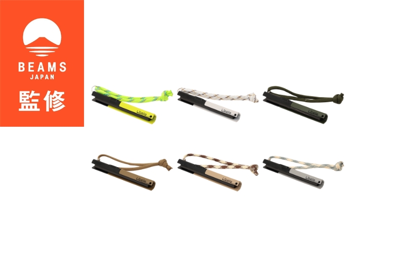 【BEAMS JAPAN監修】 鉄マッチmini ファイヤースターター 駒ヶ根市 キーホルダー（カーキ）