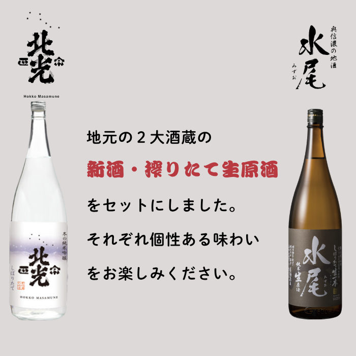 【期間限定】こりゃ旨い！新酒ができたよぉ 搾りたて生原酒飲み比べセット《2025年12月上旬より発送》 (Bk-023)