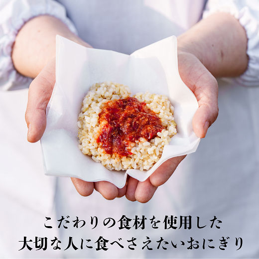 【冷凍】玄米おむすび8個セット(Aq-002)