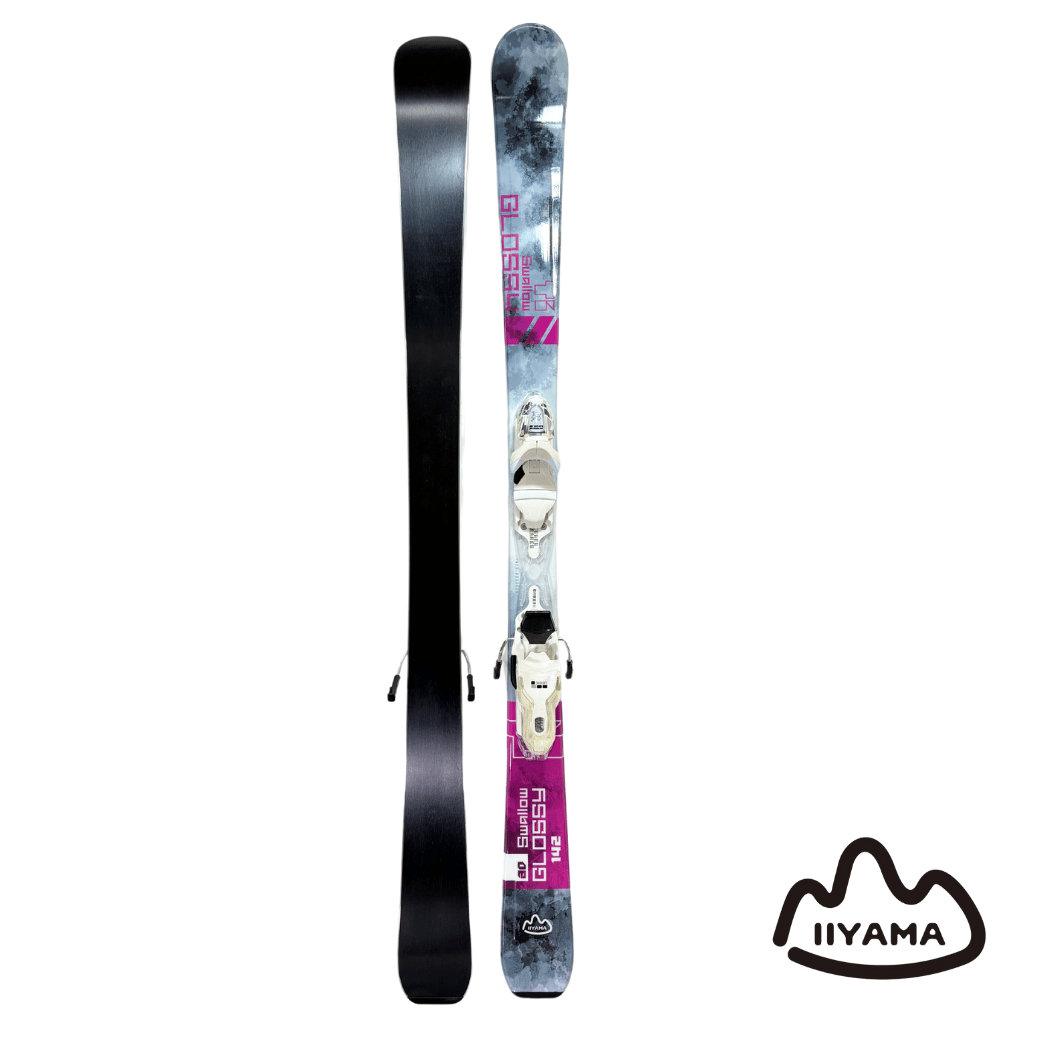 大人用スキー GLOSSY-TI 【142cm】 (SW1008-142)