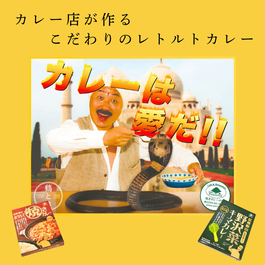 あると便利なレトルトカレー★「おうちで焼きカレー」・「信州味噌入り野沢菜キーマカレー」各5箱合計10箱セット(Ai-002)
