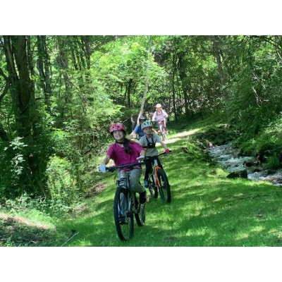 マウンテンバイク一日ガイドツアー　ランチ＆レンタルバイク込　1名分