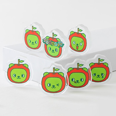 【長野県PRキャラクター】アルクマ コロコロマグネット 7種セット【配送不可地域：沖縄県】