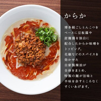 博多一風堂 豚骨ラーメン からか1食×2箱 とんこつ博多細麺