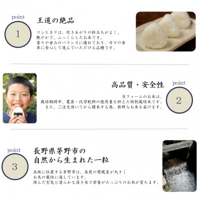 【新米先行受付】長野県産特別栽培米 コシヒカリ10kg