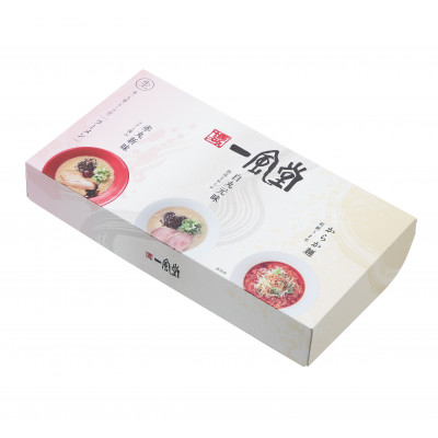 本格生麺 一風堂 ラーメン 豚骨 とんこつ おみやげ3種セット 白丸 赤丸 からか各1食 贈答品