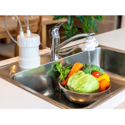 卓上浄水器「ピュリフリー(ピンク)」