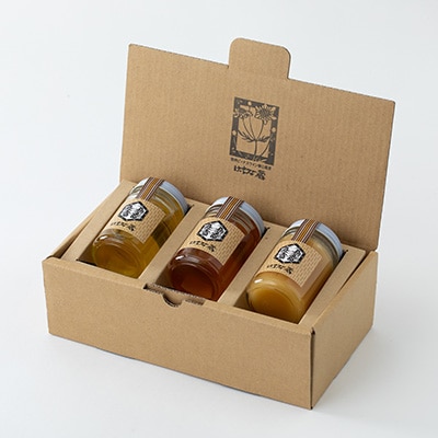 信州一期一会!長野県産純粋はちみつ (アカシア・リンゴ・百花蜜)180g×3