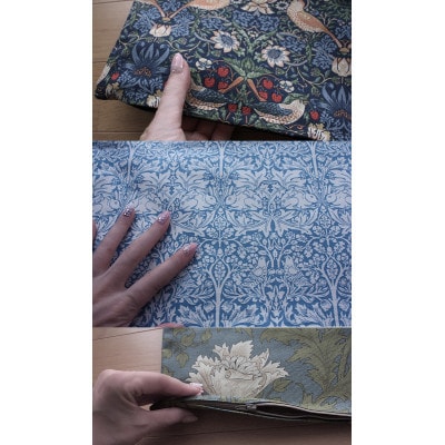 Fabric by ベストオブモリス クッションカバー 45×45cm E(いちご泥棒)