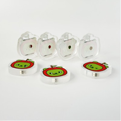 【長野県PRキャラクター】アルクマ コロコロマグネット 7種セット【配送不可地域：沖縄県】