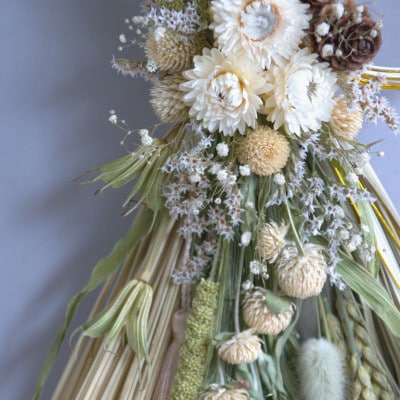 お正月飾りと信州蕎麦の年越しセット(A)(グリーン)