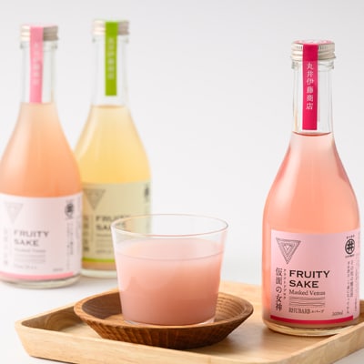 仮面の女神 クラフトドブロク りんご・もも・ルバーブ(300ml×各1本)　信州味噌の丸井伊藤商店