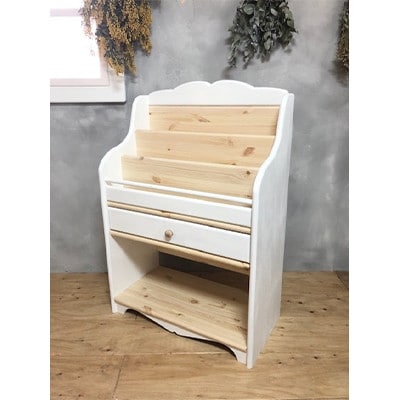 メーベルヒナナ　木製　ブックシェルフ　絵本棚 ナチュラル