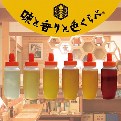 小瓶で楽しむ!信州純粋はちみつ(アカシア・リンゴ・百花蜜)50g×6